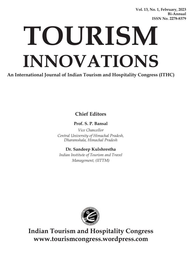 Tourism Innovations Volume 13, No. 1 cover image